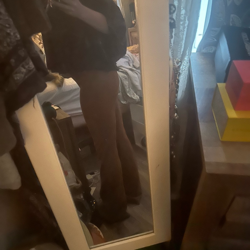 Spanx Brown Suede Flares